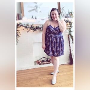 Velvet Paisley Dress